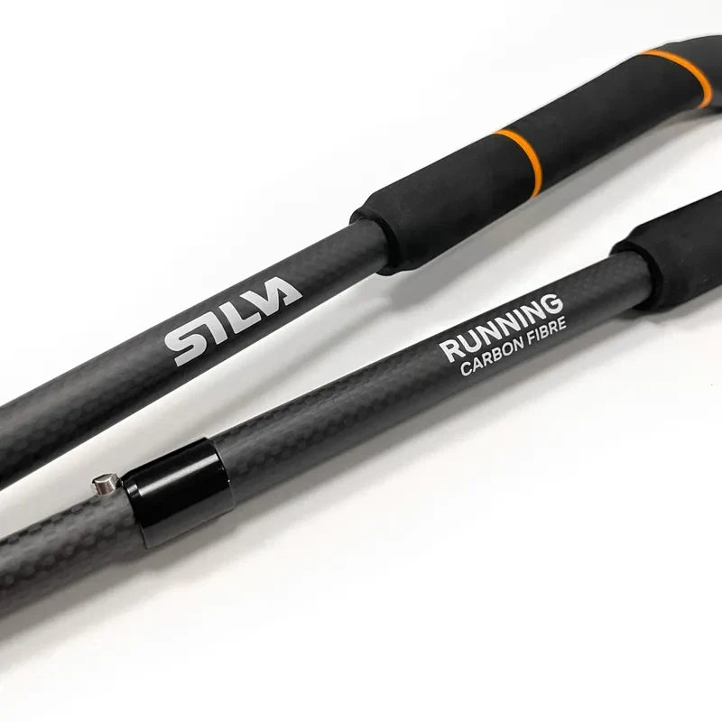 Silva Carbon Black Running Poles 110cm