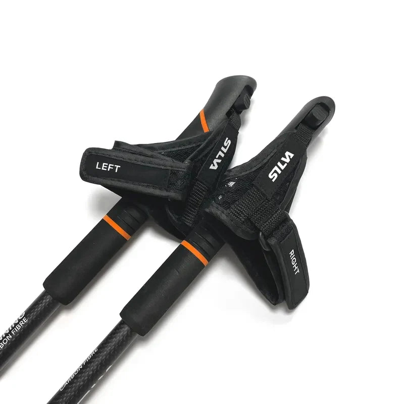 Silva Carbon Black Running Poles 110cm