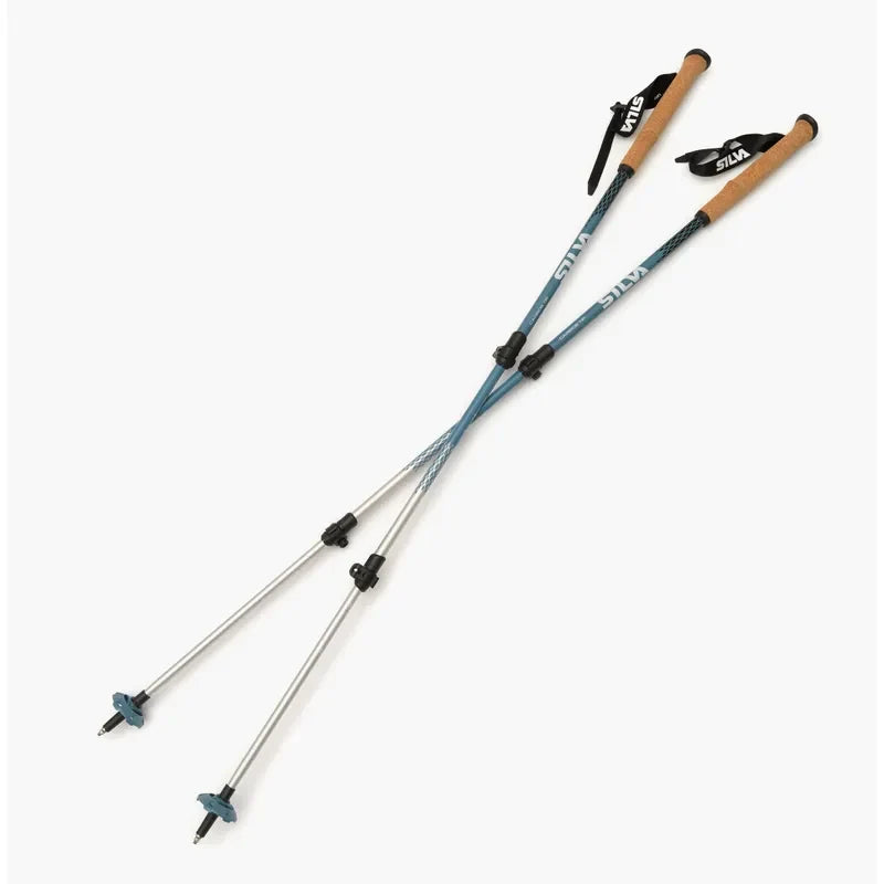 Silva Trekking Poles Alu Tele Poles 140cm