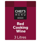 Chef's Menu Red Cooking Wine 3 Litre - Bulk Food Ration Storage