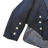 British Military Scottish Prince Charlie Black Kilt Jacket