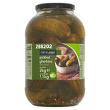2kg Chef's Larder Pickled Gherkins - Bulk Food Ration Storage