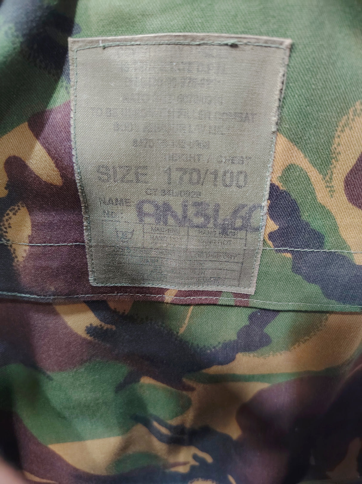 British Military Bullet Proof Vest Combat Body Armour - DPM