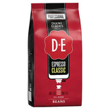 1kg Douwe Egberts Espresso Classic Coffee Beans - Bulk Food Ration Storage