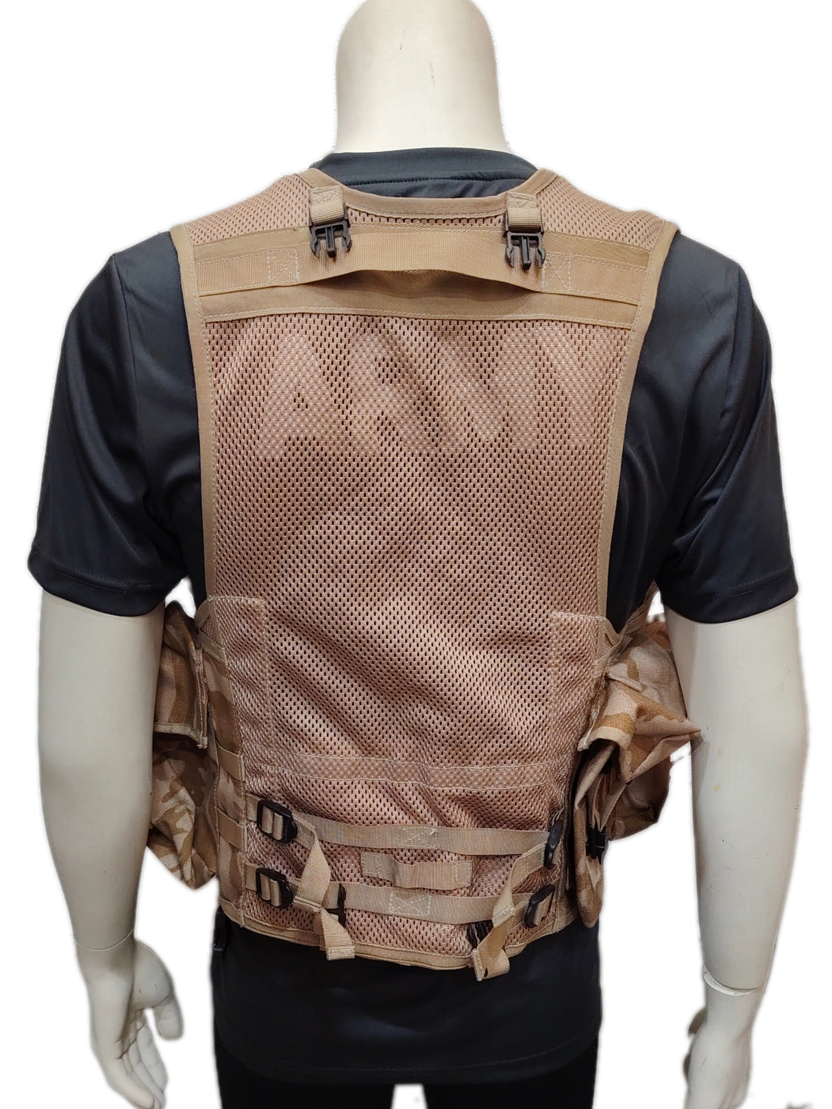 British Military Mens General Purpose Ops Desert DPM Tactical Vest