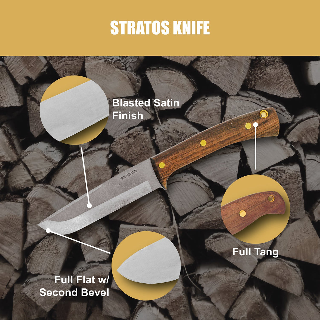 Condor Stratos Fixed Blade Knife