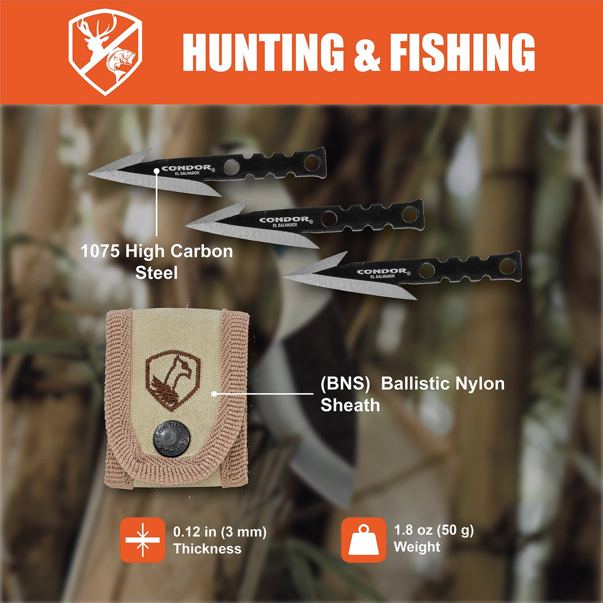 Condor Pocket Pike Fishing Spear Set