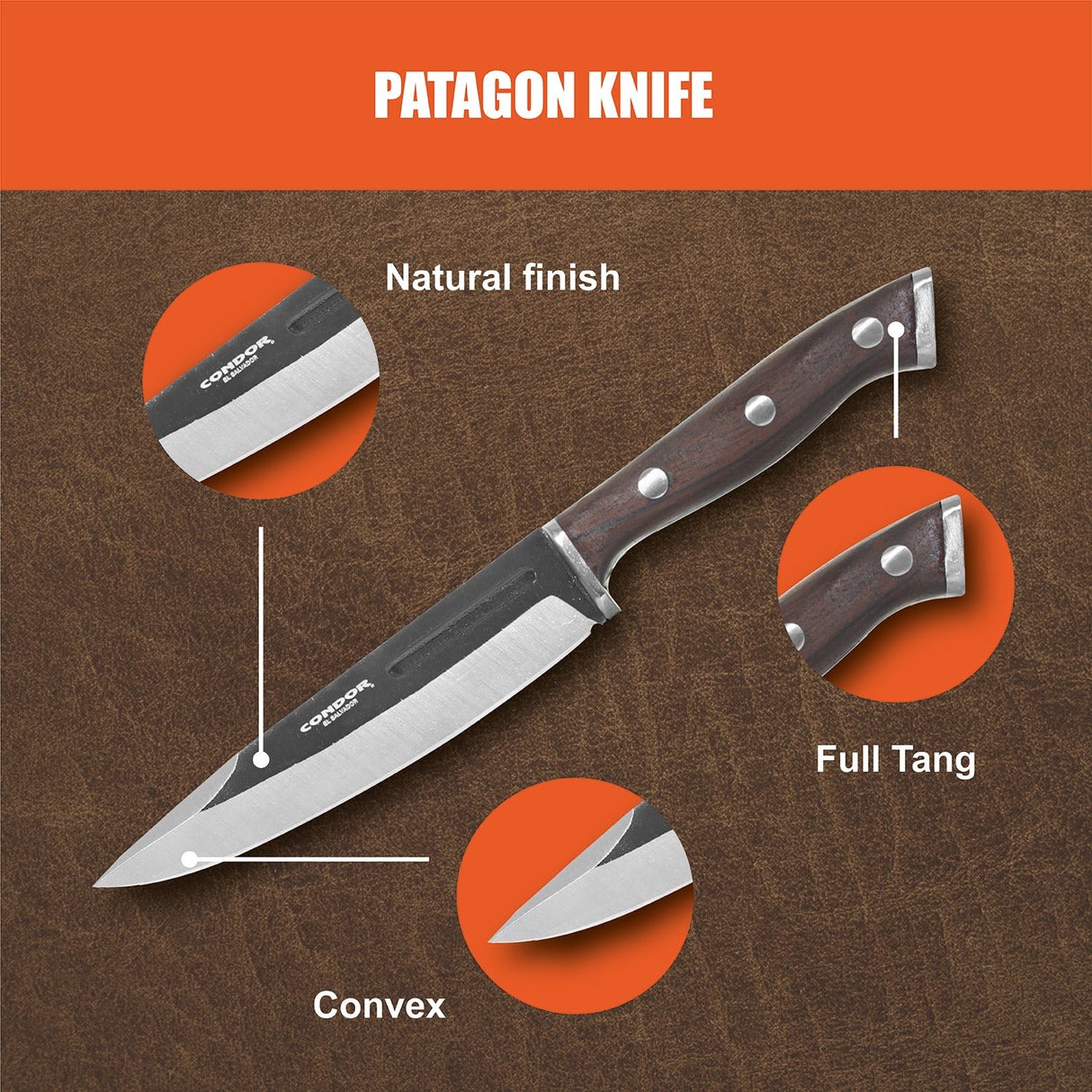 Condor Patagon Fixed Blade Knife