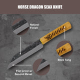 Condor Norse Dragon Seax Knife