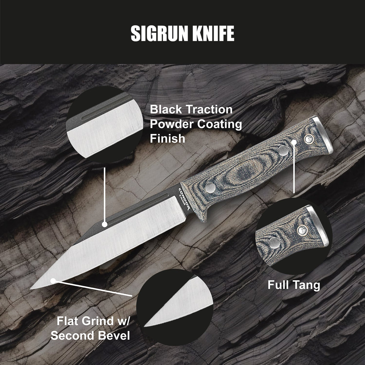 Condor Sigrun Fixed Blade Knife