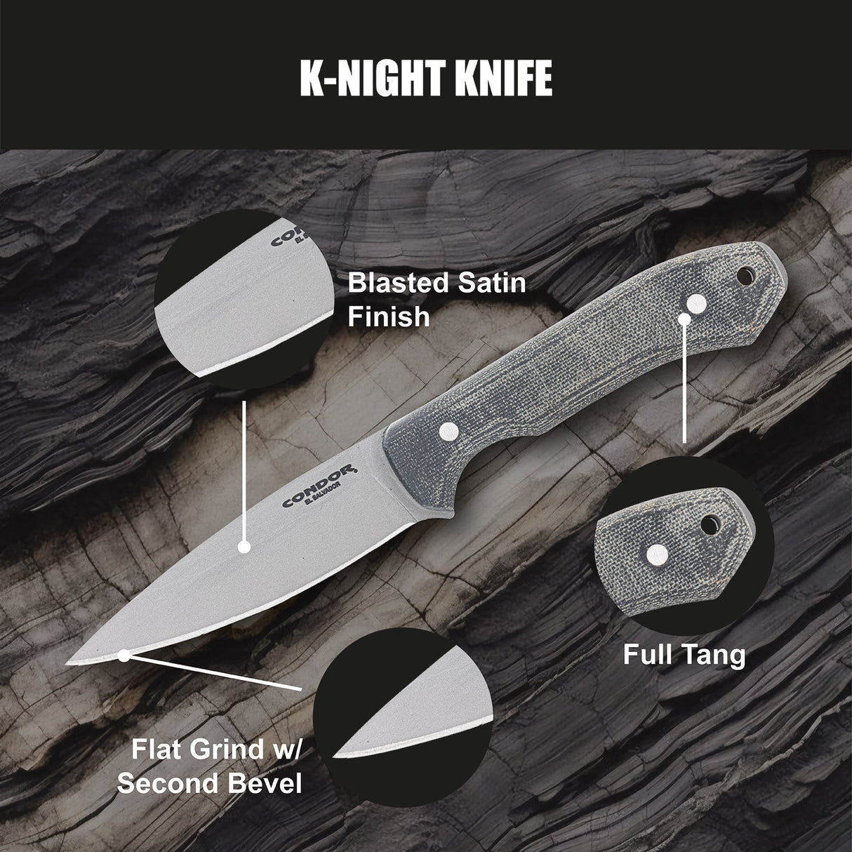 Condor K-Night Fixed Blade Knife