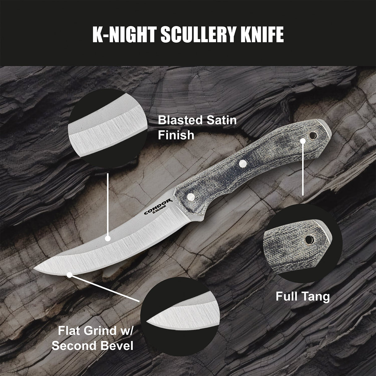 Condor K-Night Scullery Fixed Blade Knife