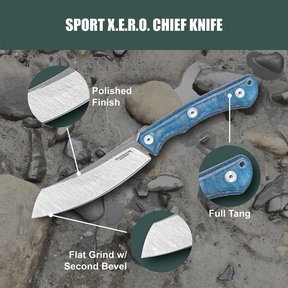 Condor Sport X.E.R.O. Chief Fixed Blade Knife