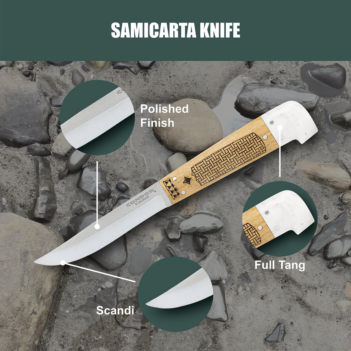 Condor Samicarta Fixed Blade  Knife