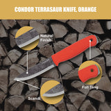 Condor Terrasaur Fixed Blade Knife Orange