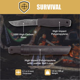 Condor Bushglider Fixed Blade Knife Black
