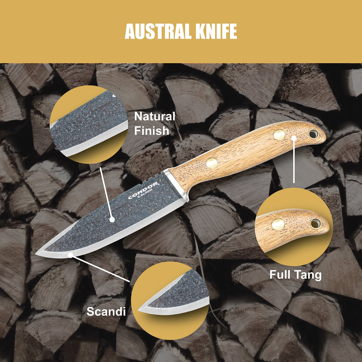 Condor Austral Fixed Blade Knife