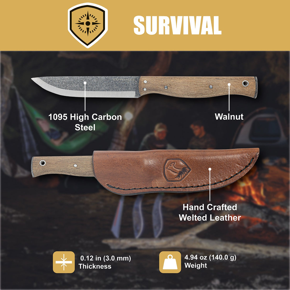Condor Narrowsaur Fixed Blade Knife