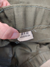 US Army 1978 Green Fatigues Pants OG 507 Utility Trousers
