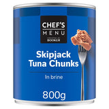 800g Chef's Menu Skipjack Tuna Chunks in Brine - Bulk Food Ration Storage