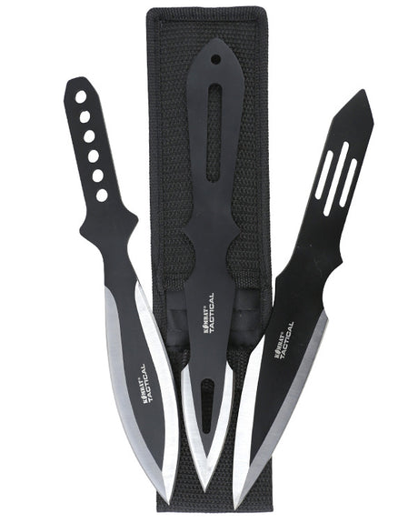 Kombat UK Deluxe TK270-90-3BKA Triple Throwing Knife Set