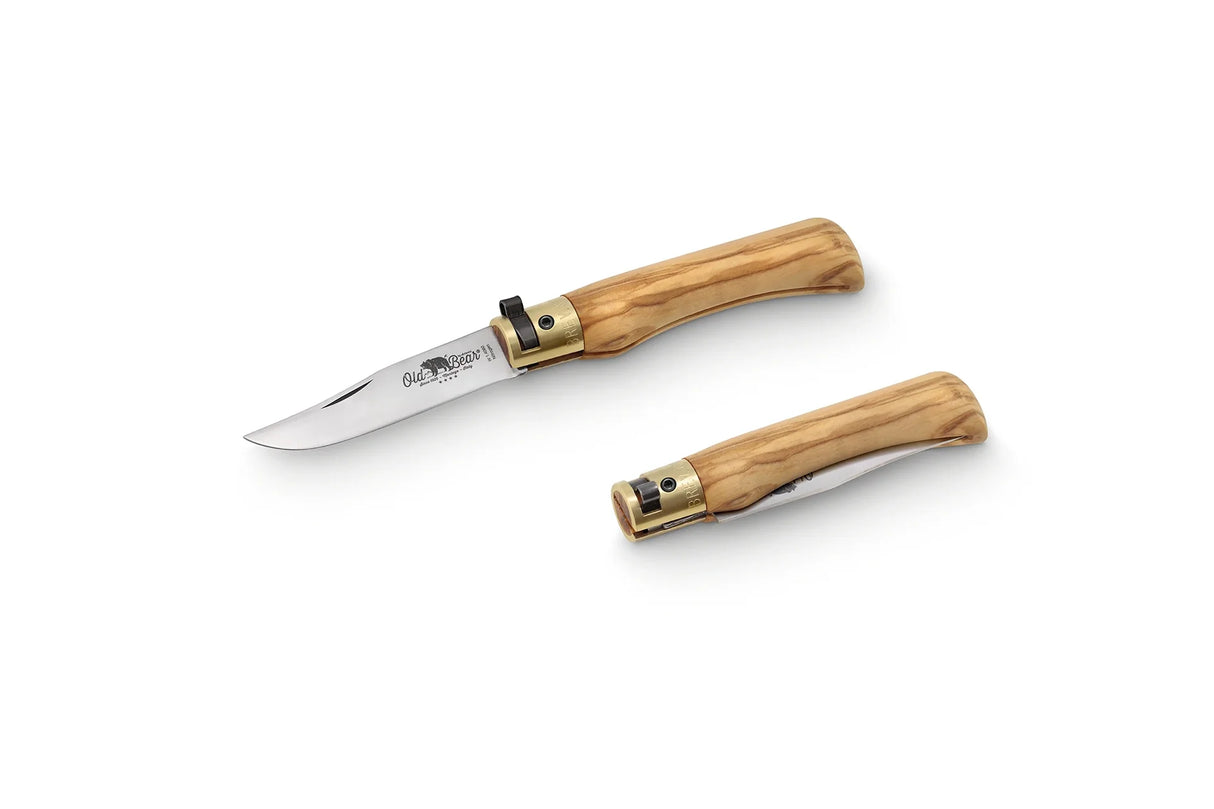 Antonini Old Bear Olive Small Stainless Folding Knife