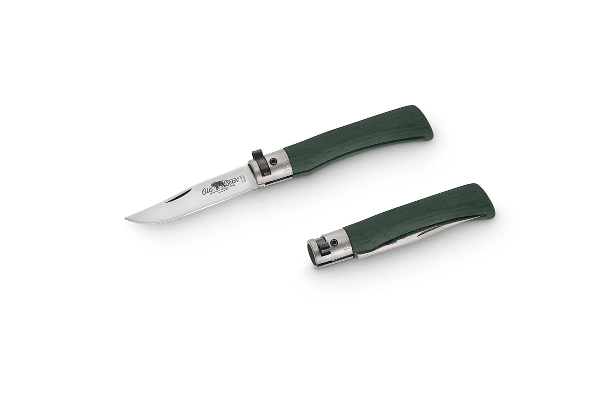 Antonini Old Bear Full Colour Small Green Folding Knife
