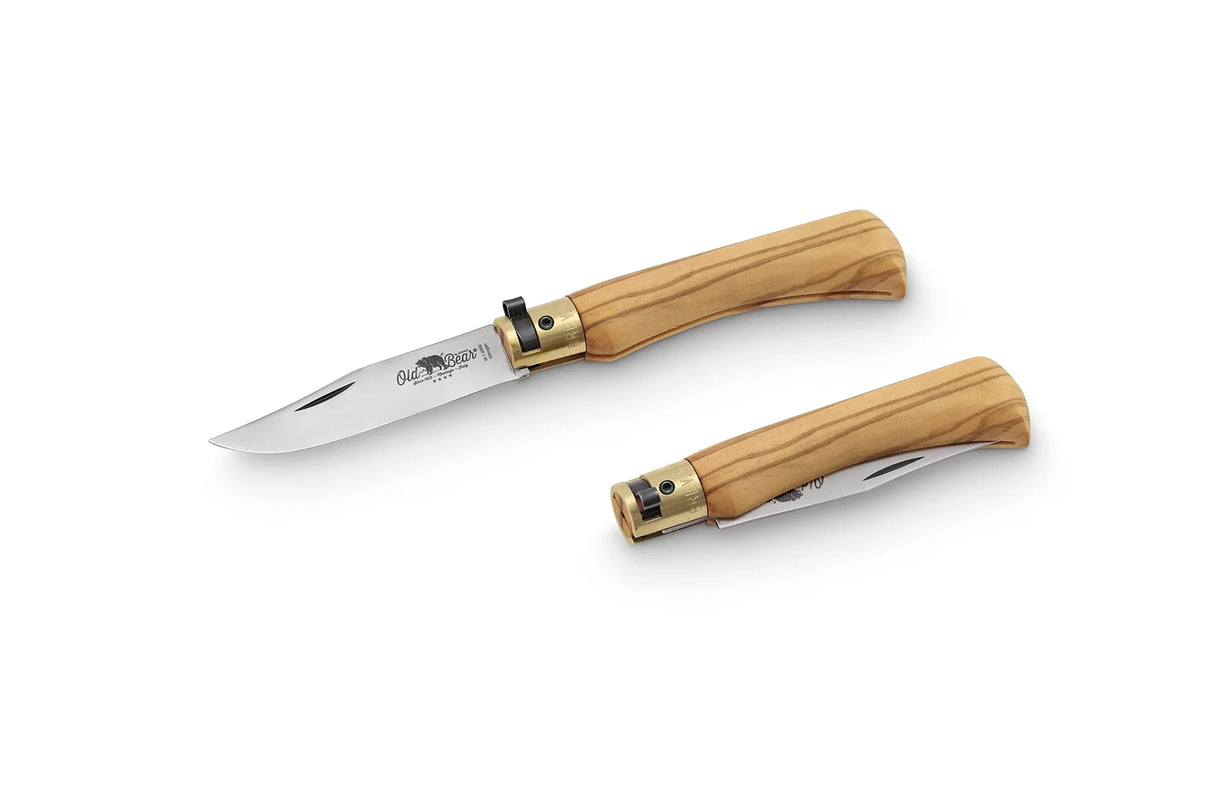Antonini Old Bear Olive Medium Stainless Folding Knife