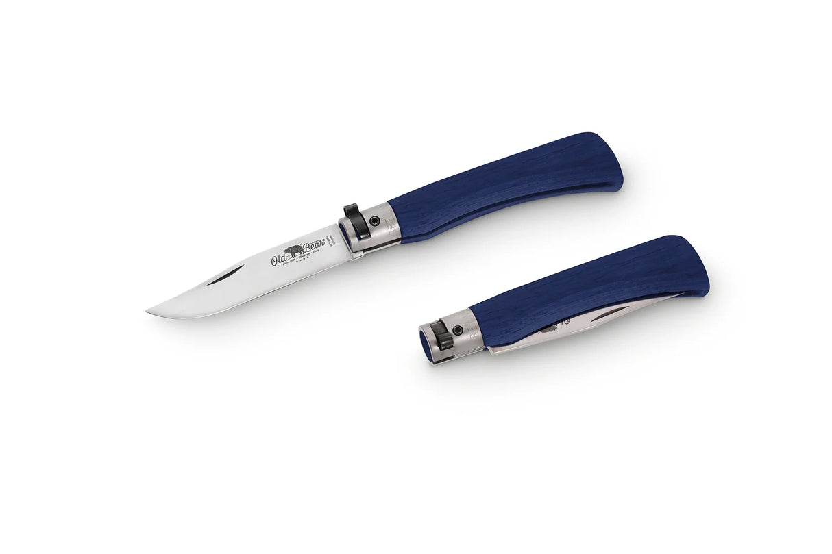 Antonini Old Bear Full Colour Medium Blue Folding Knife