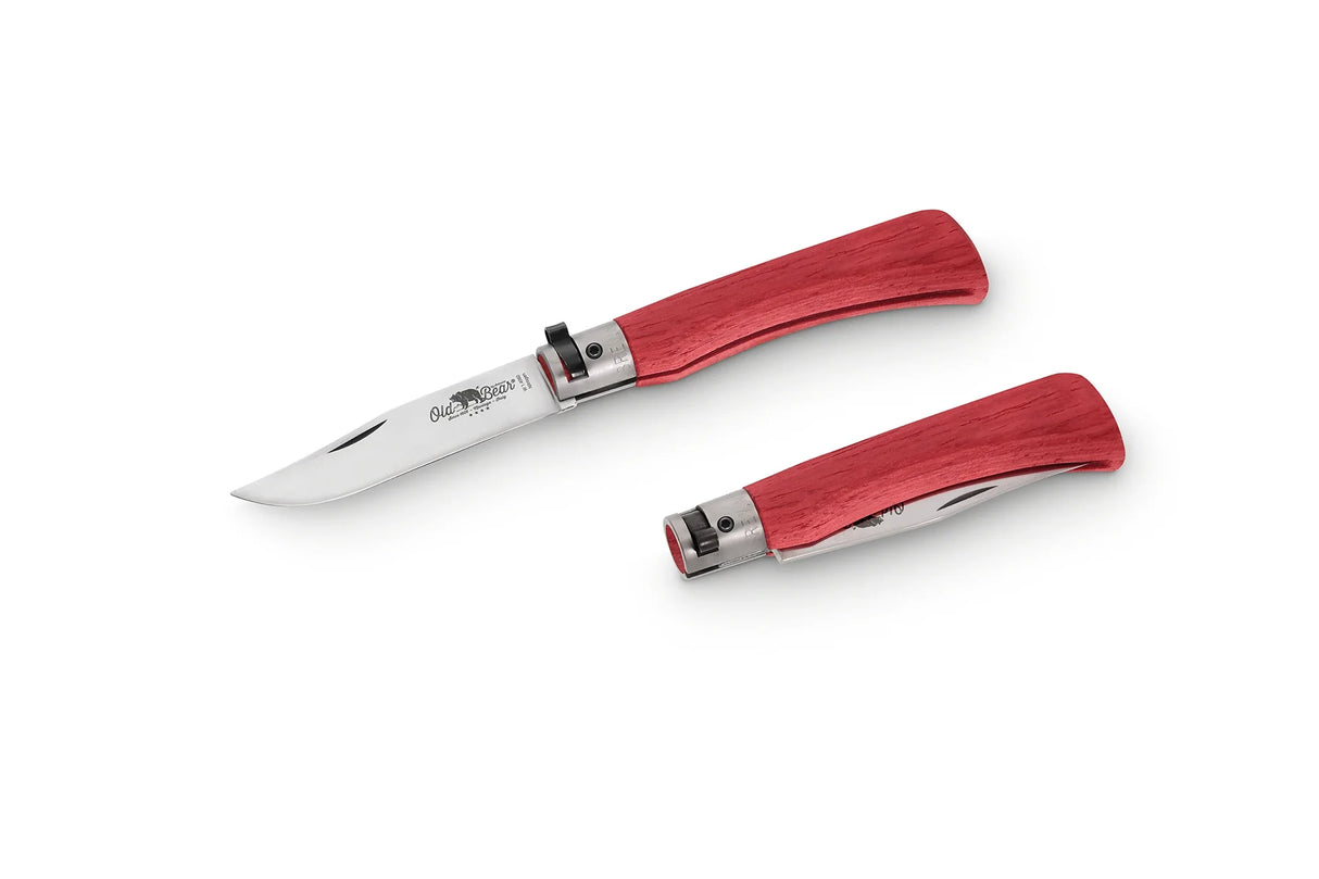 Antonini Old Bear Full Colour Medium Red Folding Knife