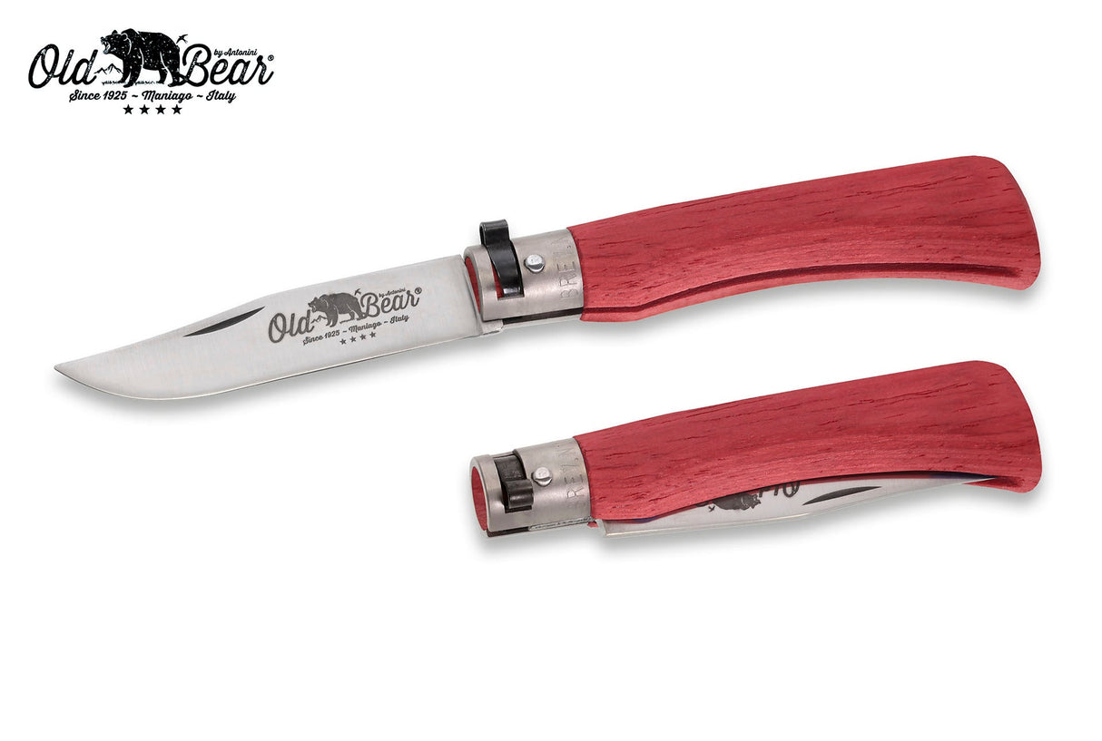 Antonini Old Bear Full Colour XL Red Folding Knife