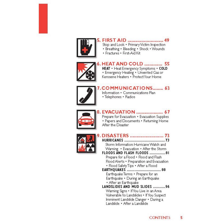 Pocket Disaster Survival Guide Book