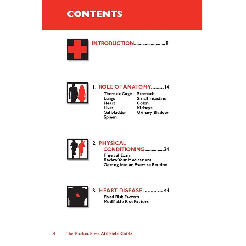 Pocket First-Aid Field Guide Book