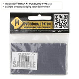 Maxpedition A+ POS Blood Type Swat Patch