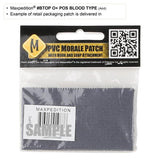 Maxpedition O+ POS Blood Type Swat Patch
