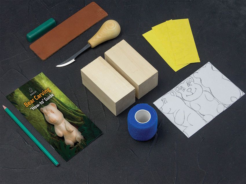 Beavercraft Bear Carving Kit