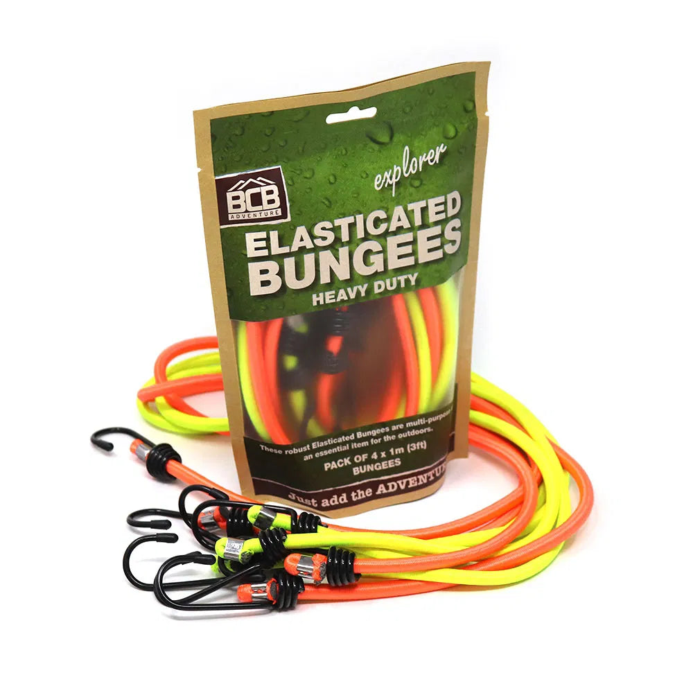 BCB Heavy Duty Bungee Cords - 4pk