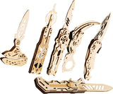 Caliber Gourmet Wood Knife Puzzle Set