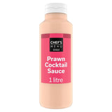 Chef's Menu Prawn Cocktail Sauce 1 Litre - Bulk Food Ration Storage