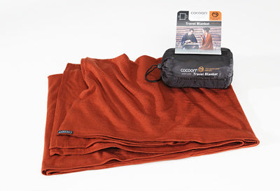 Cocoon Luxury Merino Wool/Silk Travel Blanket