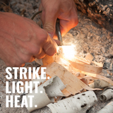 LifeSaver Fire Starter Magnesium Rod - 15,000 Strikes