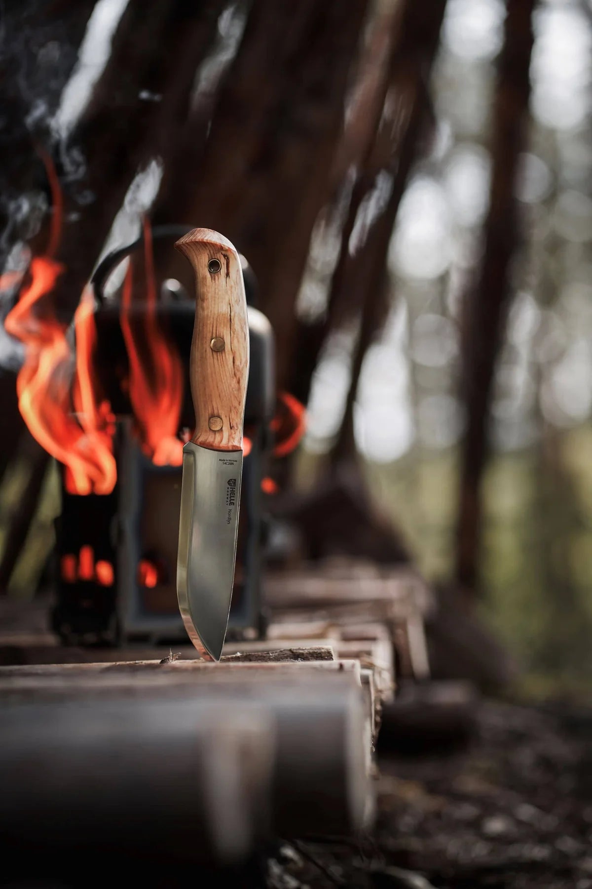 Helle Nordlys Bushcraft Knife