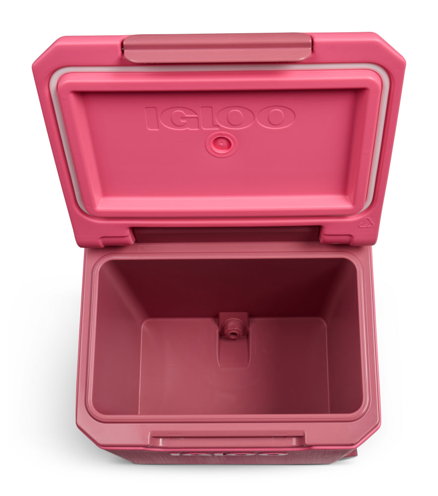 Igloo Tagalong II 360 Spinner Cooler Box 20QT - Thrift Pink