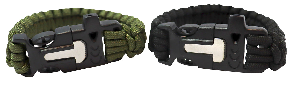 Kombat UK Survival Bracelet - Black