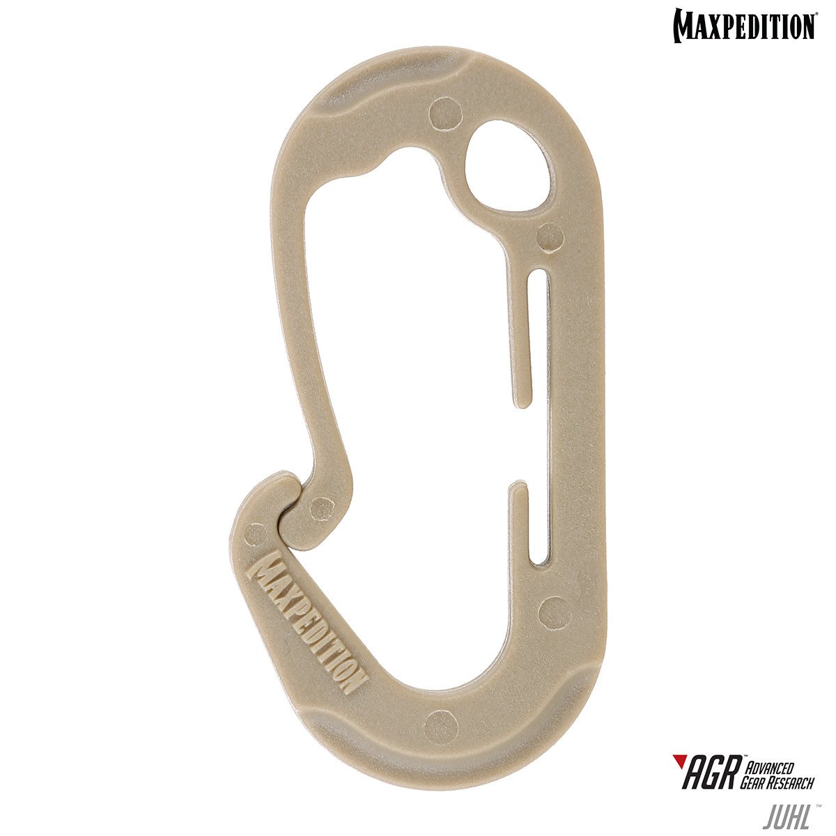 Maxpedition Large JUHL Utility Hooks Tan Pack of 4