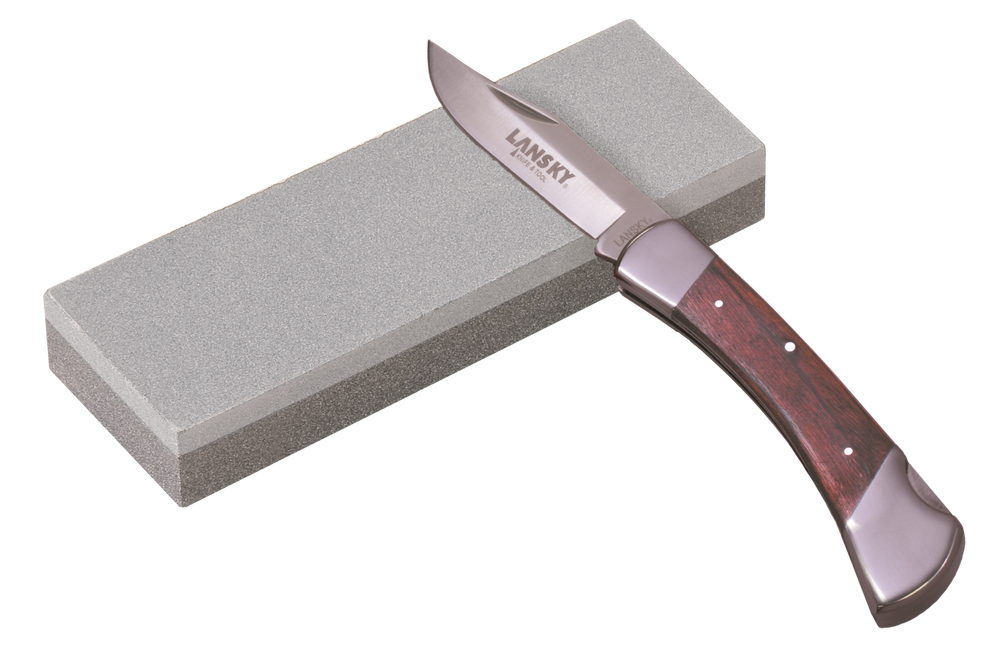Lansky LCB8FC Combo Stone Dual Grit Knife & Tool Sharpener