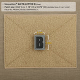Maxpedition Letter B Arid Patch
