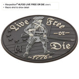 Maxpedition LIVE FREE OR DIE Swat Patch