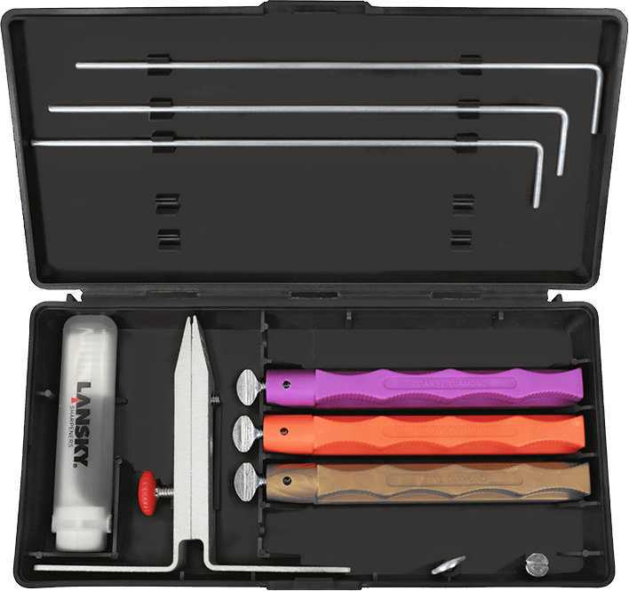 Lansky LK3DM Standard 3-Stone Diamond Knife & Tool System
