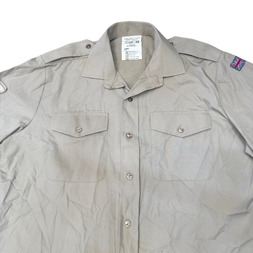 British Military Men's Stone Short Sleeve Shirt